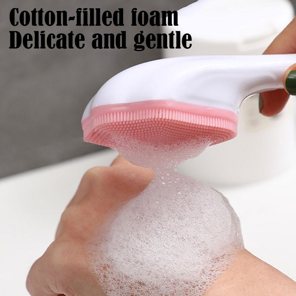 Cat Claw Shape Silicone Face Brush Mild Manual Silicone Face Scrubber Exfoliator for Removing Dead Skin Exfoliating Facial Brush
