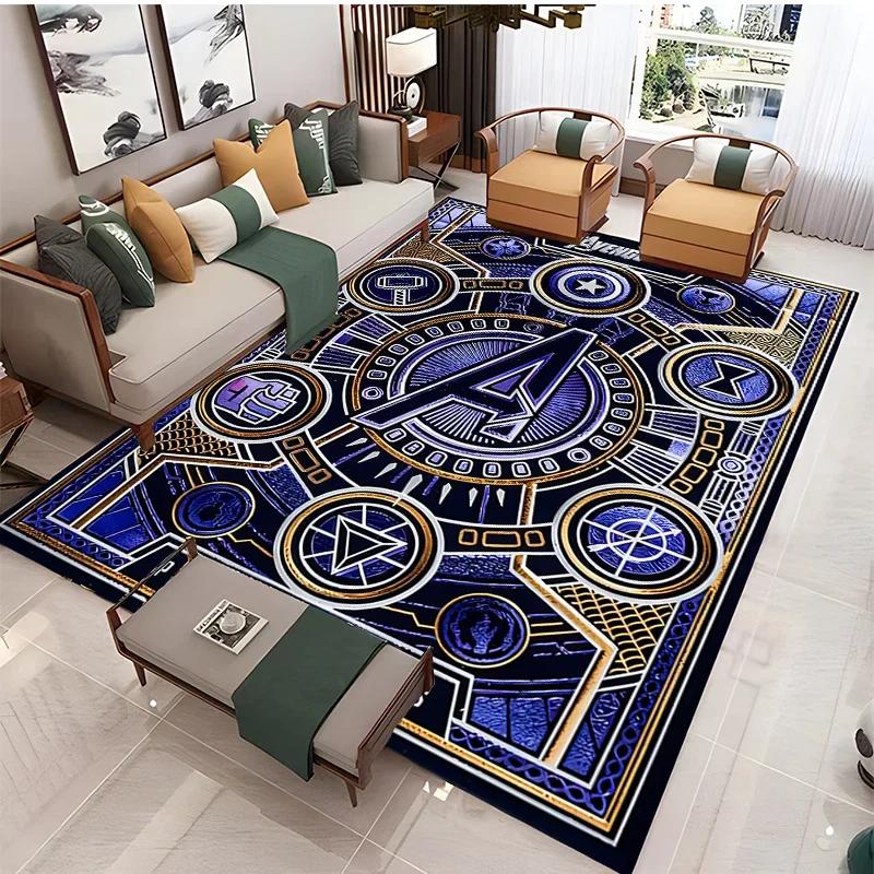 Masonic Illuminati Carpet Living Room Bedroom Sofa Coffee Yoga Rugs Kitchen Door Un-Slip Mats Alfombra Birthday Gift Poster Mat