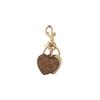 COACH Signature Metal Heart Key Ring CZ931 IMXHE IMTanBrown [Used]