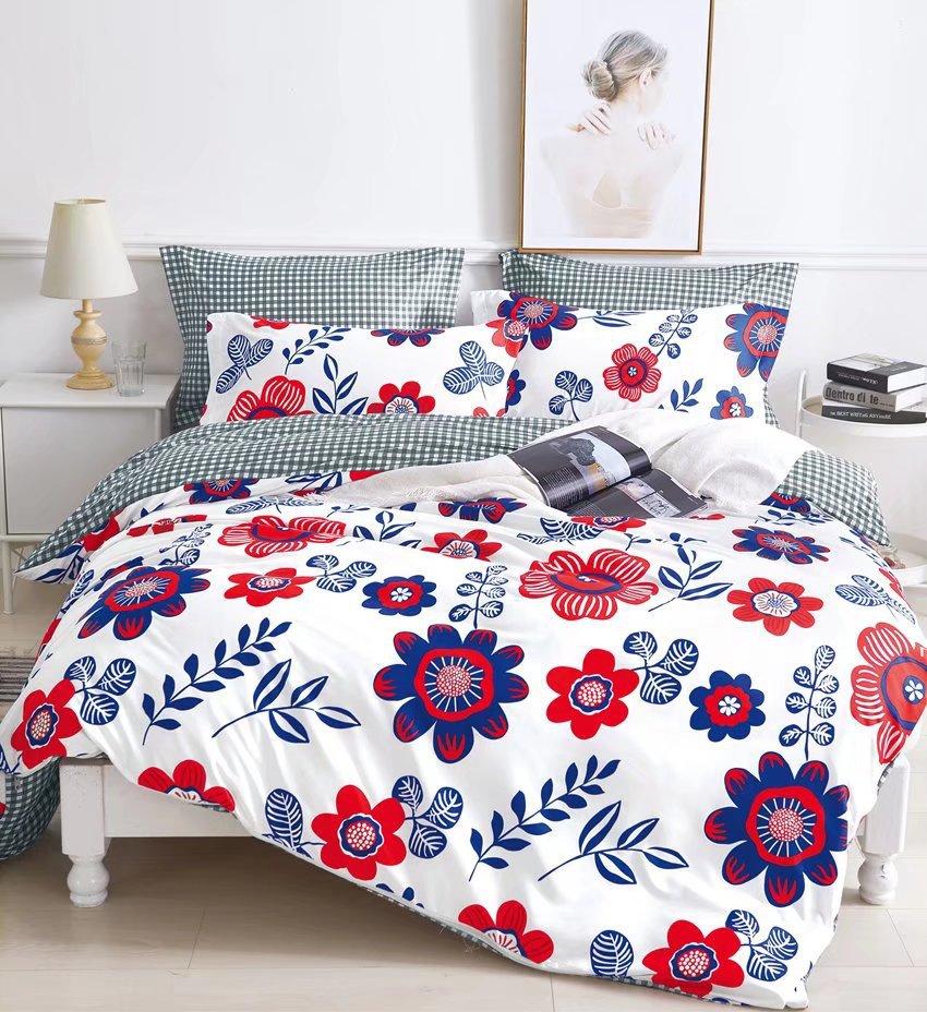 Traditional Printed Pillowcase Quilt Cover Two Or Three-Piece Set Is Available