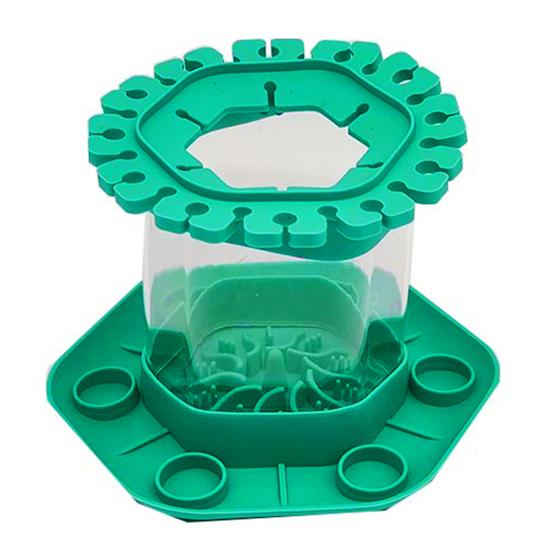 

Очиститель кистей, промывочный стакан с держателем для кистей, прозрачная многоразовая кисть для краски на водной основе, инструмент для очистки щетины