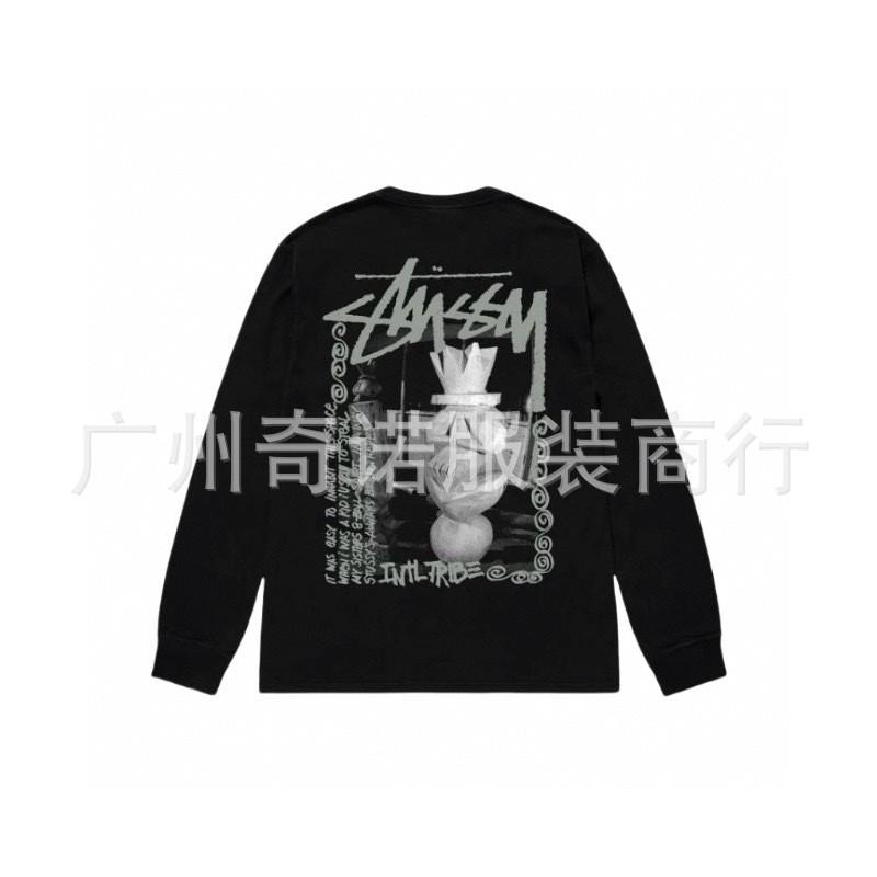 Unisex Heavyweight Cotton Long Sleeve Crewneck Sweatshirt Casual Wear Oversized Fit 300-350gsm