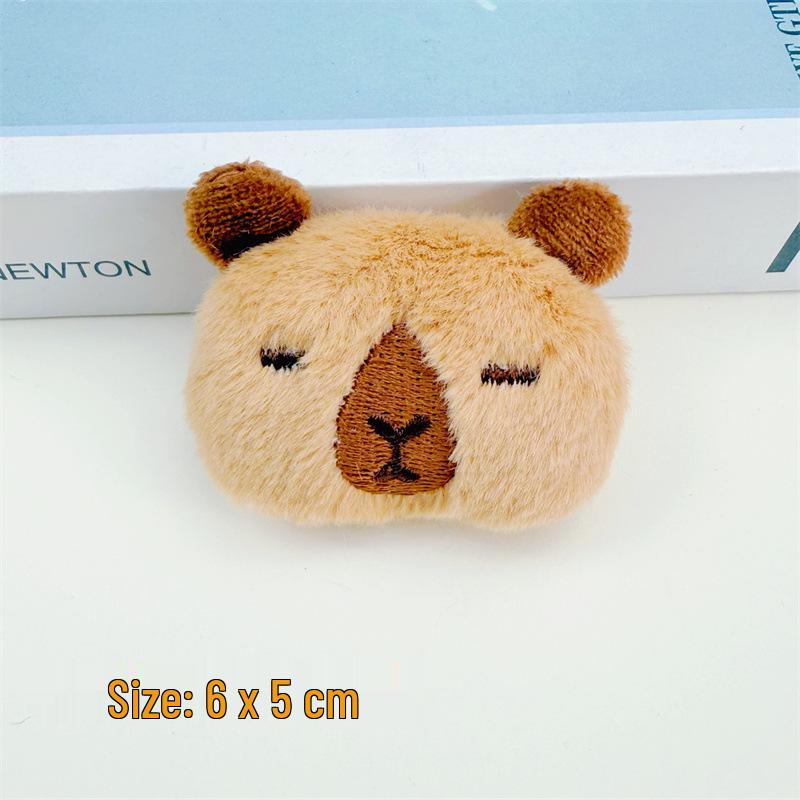Cartoon Plush Capybara Doll Pendant & DIY Accessories - Stuffed Animal Hats, Shoes, Jewelry & Clothing Decorations