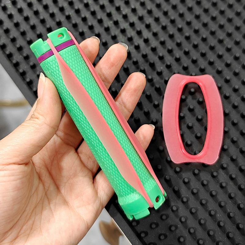 20pcs Large/Small Size Perm Silicone Band Heat Resistant Traceless Digital Cold Rods Elastic Rubber Band Hair Rings Styling Tool