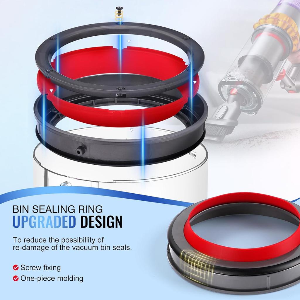 Compatible Replacement Clear Bin for Dyson V11 and V15 Series Vacuum Cleaners