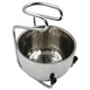 Talos Men Beard Shaving Stainless Steel Bowl Stand Wooden Brush Mustache Beauty Tool