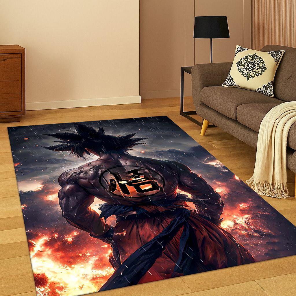3D Anime D-Dragon Ball Herní Kreslený Koberec Rohožka do Ložnice Obývacího Pokojíku Pohovky Vstupních Dveří Domácí Dekorace, Dětský Herní Koberec Protiskluzový Dárek