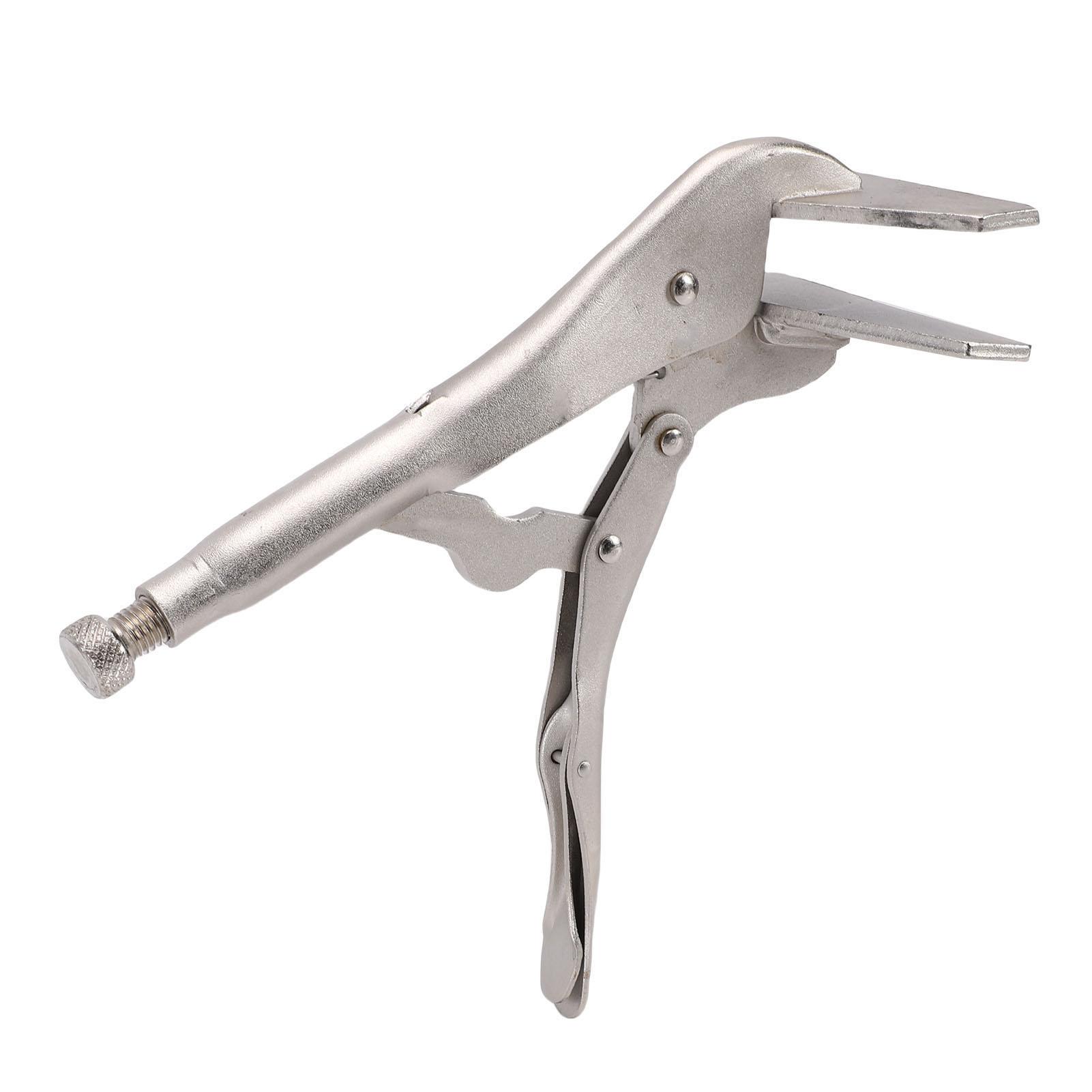 

10-дюймовый фиксирующий зажим для листового металла Сверхпрочный из углеродистой стали Утиный нос Сварочные фиксирующие плоскогубцы Для авторемонта