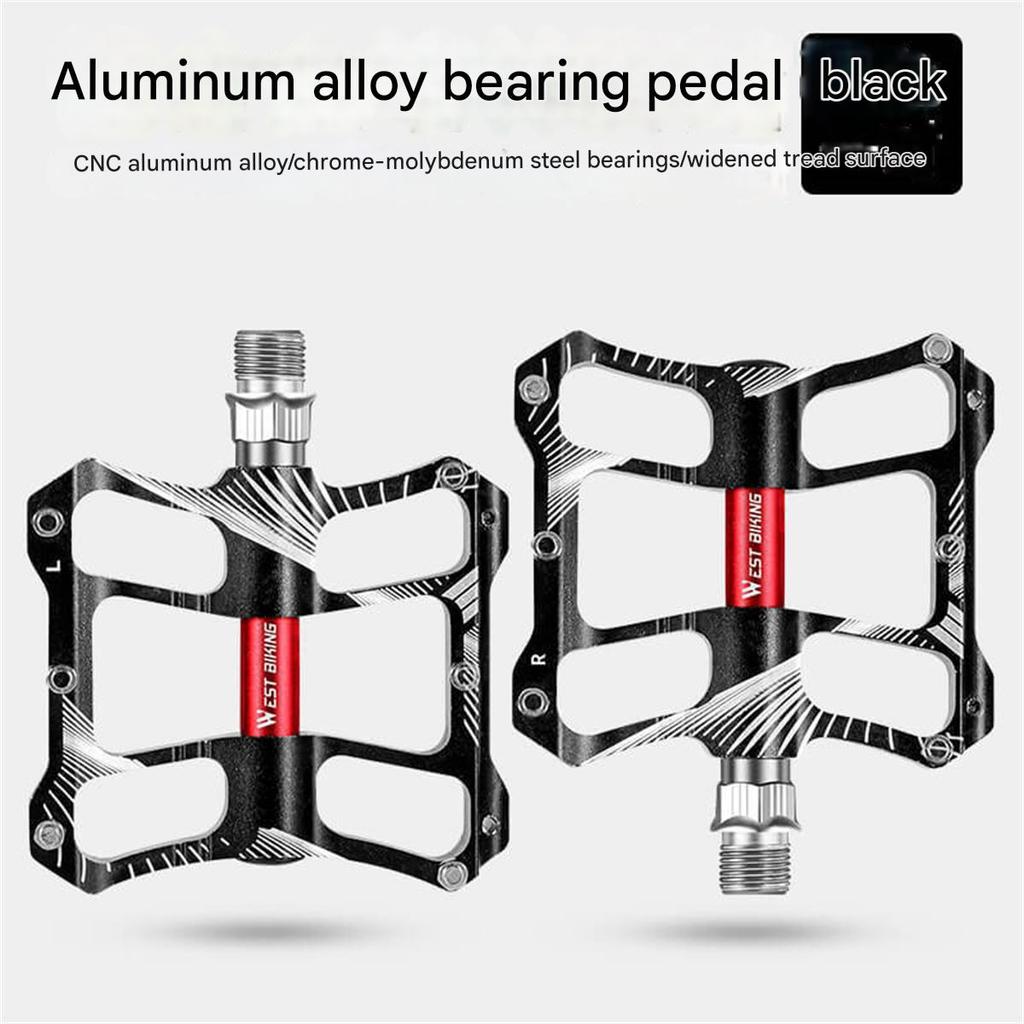 West Rider Bicycle Pedal Bearing Mountain Bike Aluminum Alloy Pedal Bearing Cycling Pedal Bicycle Accessories