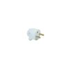 Male Plug - DEBFLEX - 713370 - White Lateral - 2P+E - 16A