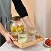Glass Water Pitcher & 4-Cup Set