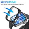 Glass+Case for Huawei Watch Fit 4 Pro Accessories Tempered Screen Protector Frame Bumper Cover for Huawei Watch Fit 4 Pro Case