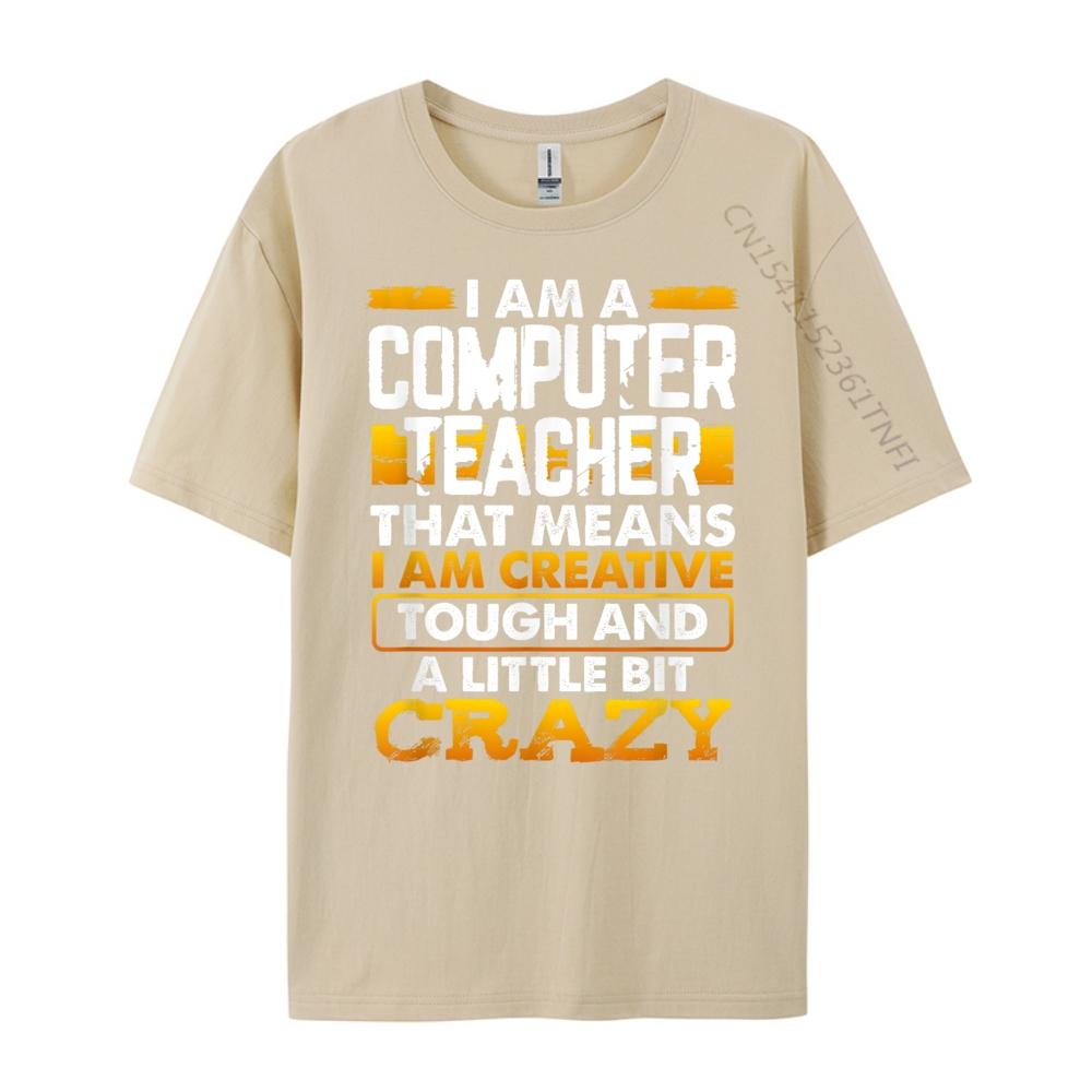 Funny Computer Teacher Quote Free Shippping Items Lowest Prices Men Clothing Graphic Tee Shirt Easter Day