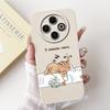 For Tecno Spark 30C 4G Case Popular Daisy Flower Soft Silicone Matte Cover For Tecno Spark30C 4G kl5 kl5n Full Protection Bumper