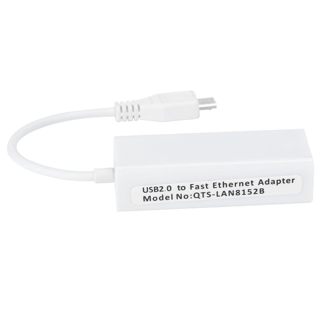 Network Card Adapter Micro USB to RJ45 Ethernet Port for Raspberry Pi Zero 1.3 W Motherboard