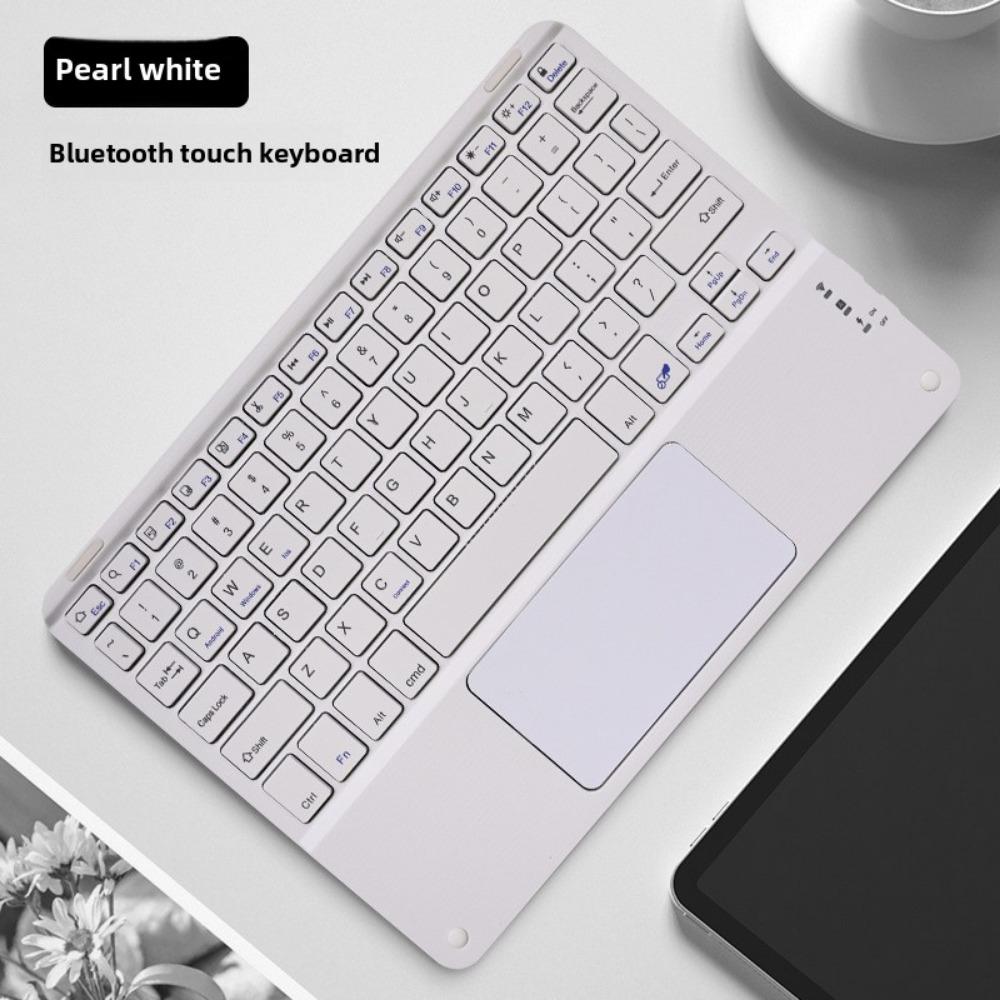 Touch Bluetooth Keyboard Magnetic for iPad Tablet Silent Wireless Rechargeable Colorful Keys