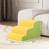 3/4/5  Puppy Stairs Foam Pet Secure Stairs Ramps Non-Slip Ladder Dogs Pets Protect Older Dogs Pet with Joint Pain Sofa Bed Ladde