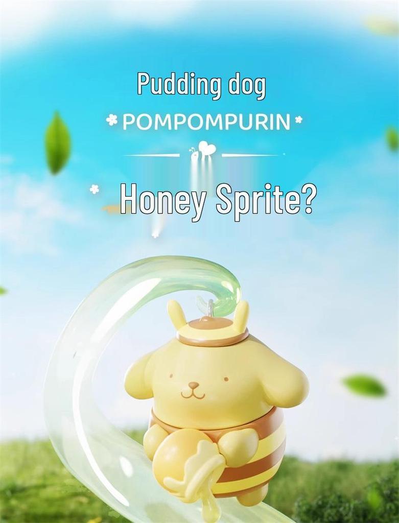 Sanrio Family Luminous Elf Ornament: Kuromi & Pompompurin Atmosphere Lamp