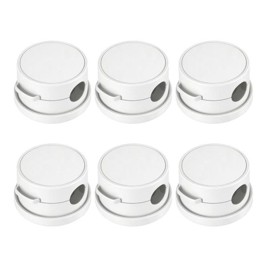 6 Pcs Magnetic Cable Clips Wire Holder Organizer Desk Cable Management Accessories for Office Car Desk Nightstand Computer