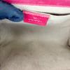 [Pre-Owned] Padlock Metal Lock Logo Chain Canvas Leather Bag - Excellent #AN3W90
