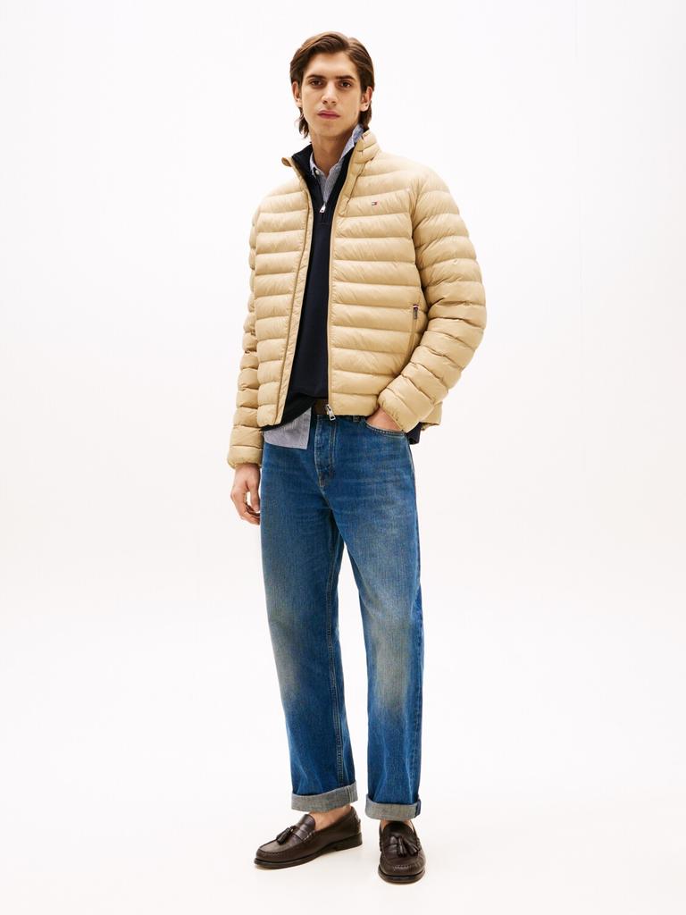 Winter Jacket Tommy Hilfiger Packable Water Repellent Jacket (MW0MW37634) Recycled Jacket (MW0MW37634) Camel