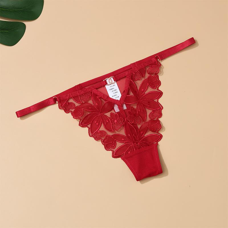 Women's Fun Pure Cotton Sexy Yin Pure Lace Thong Girls Women's Coquettish Panties T Pants Women