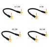 Car Headphone Splitter 3.5mm Male To Male AUX Cable 90 Degree Right Angle Cable Vehicle Stereo Equipment