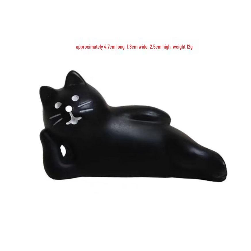 Japanese Style Cat Resin Ornament for Car Console Decoration