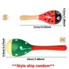 11/19cm Wooden Maraca Sounding Sand Hammer Classical Orff Musical Instrument Toys Ensemble Background Sound Producing Instrument