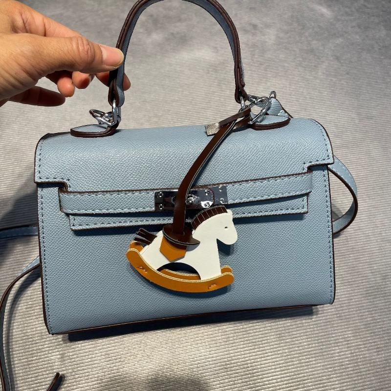 

Pony portable Kelly bag summer new elly Kelly shoulder messenger platinum bag versatile chain