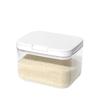 CB Japan Airtight Rice Container 2kg Sealed Wide Mouth Design Moisture Odor Mold Insect Prevention One-Touch Opening Airtight Rice Storage