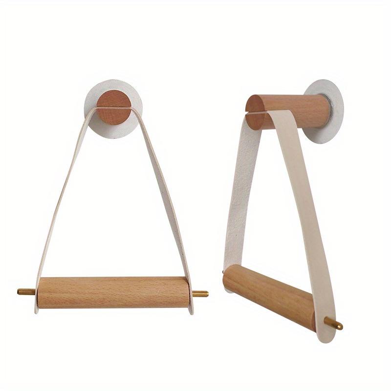 

Деревянная стойка в скандинавском стиле с оригинальной текстурой дерева - Универсальная как кухонная стойка для рулонов бумаги, стойка для салфеток, стойка для хранения ванных принадлежностей и посуды Pack of 2