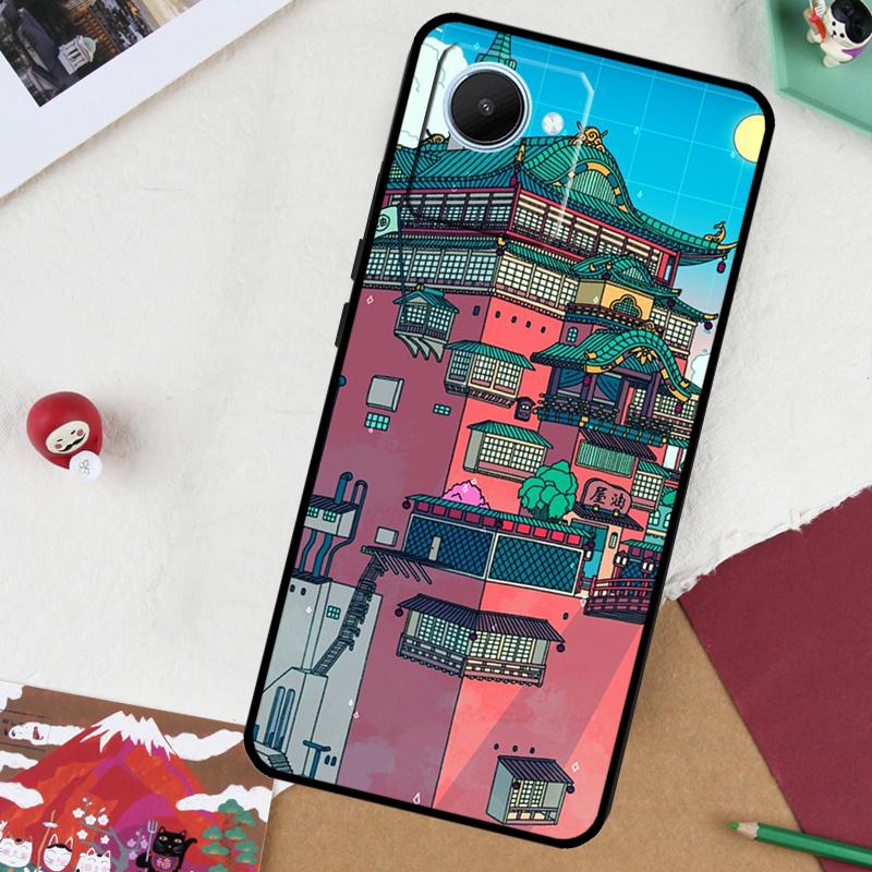 Art Pixel Aesthetic For Realme GT 6T 6 5 GT 7 Pro C61 C55 C53 C51 C21Y C25S C67 C75 10 11 12 13 14 Pro Plus Case