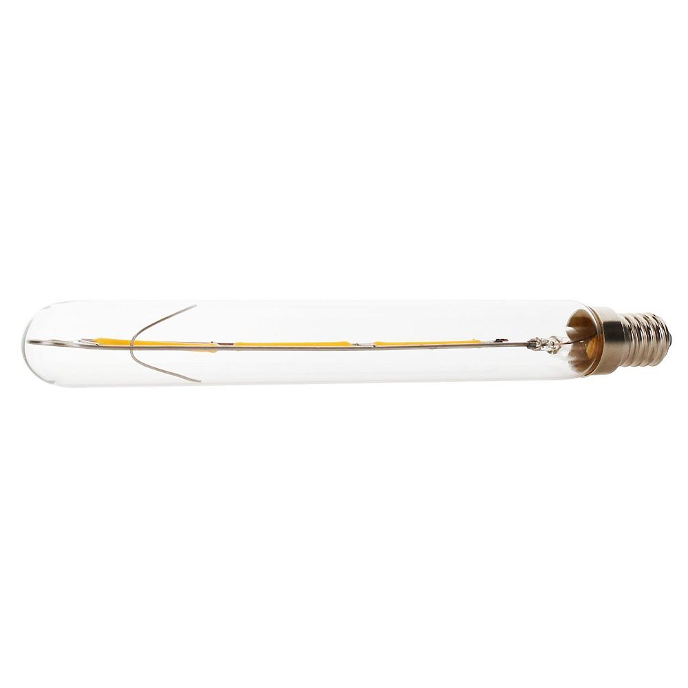 T20 E14 Bulb Led Tube Bulbs Vintage Filament COB Bulb 220V 240V 3W 4W 6W Tubular Antique Lamp T20 2700K Warm White Glass Shell