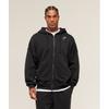 Gymshark Power Zip Up Hoodie Black Oat White A4b9t Bc2v