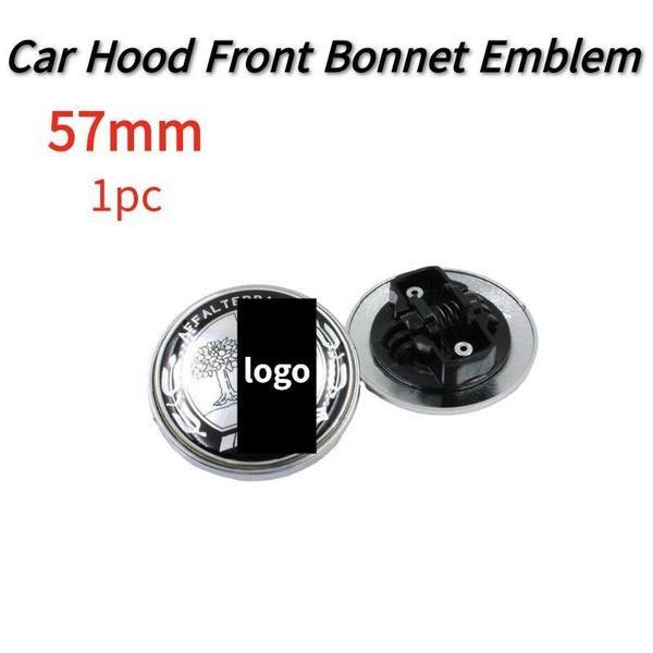 Car Hood Badge Front Emblem Accessories For W204 W211 W203 W205 W212 CLA 45 W124 W210 W202 W164 W221, 57mm