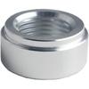 DEWHEL Pair 3/8" NPT Pipe Thread Aluminum Weld On Fitting Bung (Silver)