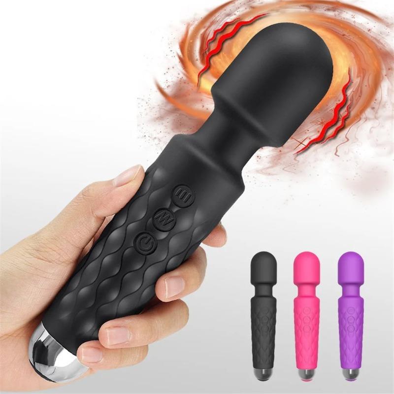 Powerful Magic Wand Vibrator for Women – AV Clitoral & G-Spot Stimulator | Rechargeable Adult Sex Toy, Erotic Massager