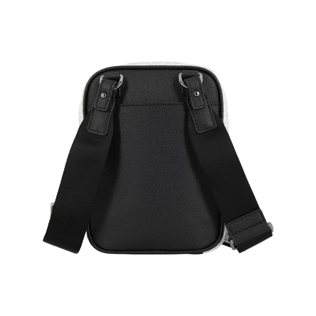 Michael Kors MK Cooper Color Block Zipper Closure Shoulder Bag Men Shoulder Bag White Black Blue 37S2LCOM1X-119