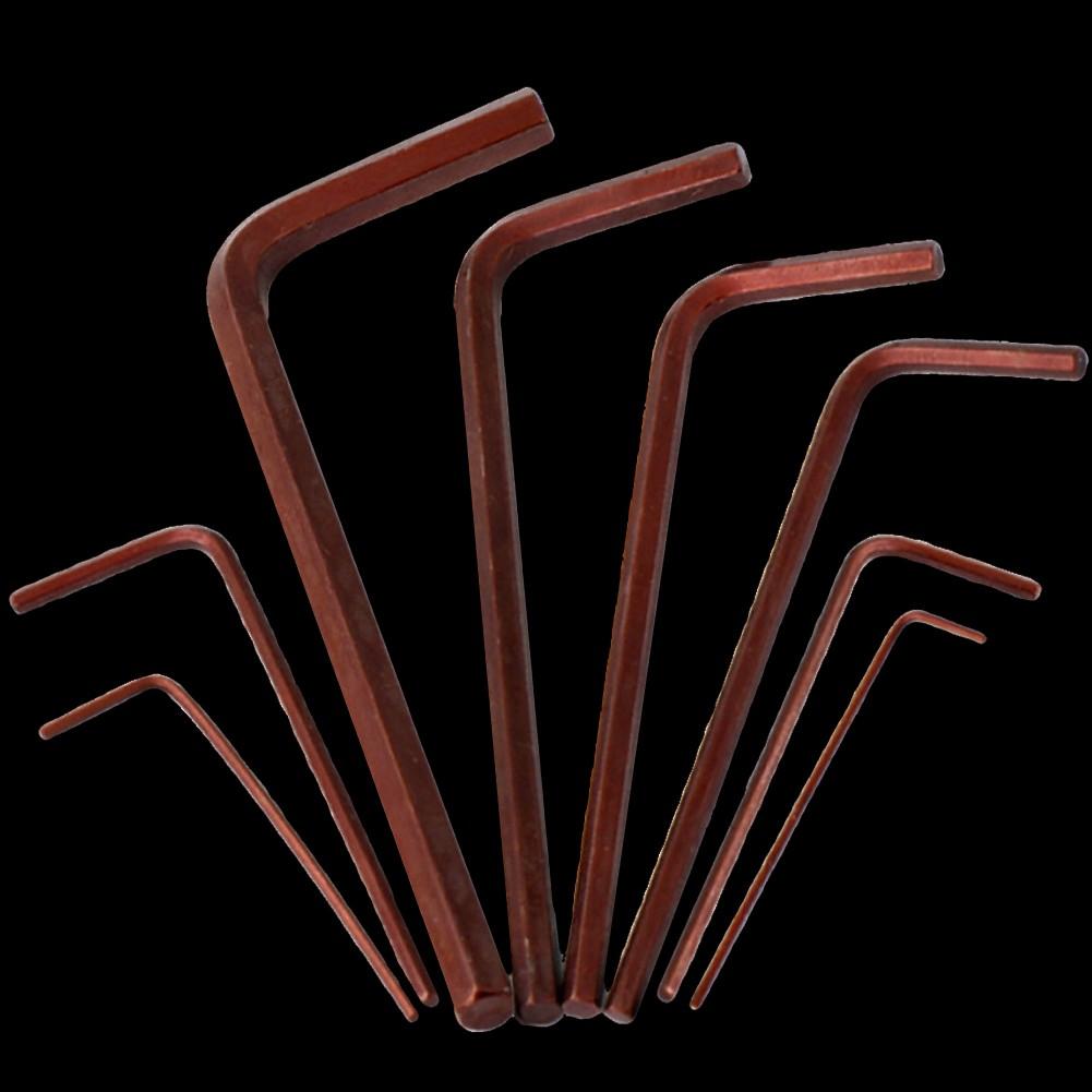 Set de chei hexagonale mici, versatile și puternice, de 8 buc pentru întreținere de precizie