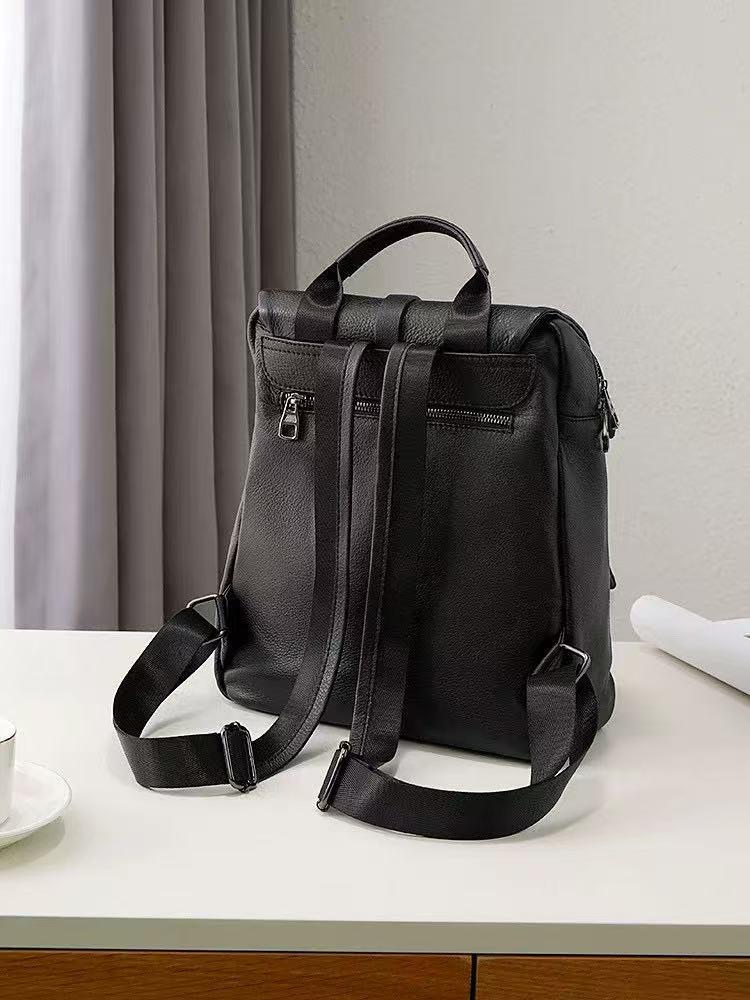 Damski plecak z prawdziwej skóry 2025 - Duża pojemność, do pracy, do szkoły, ze skóry bydlęcej najwyższej jakości