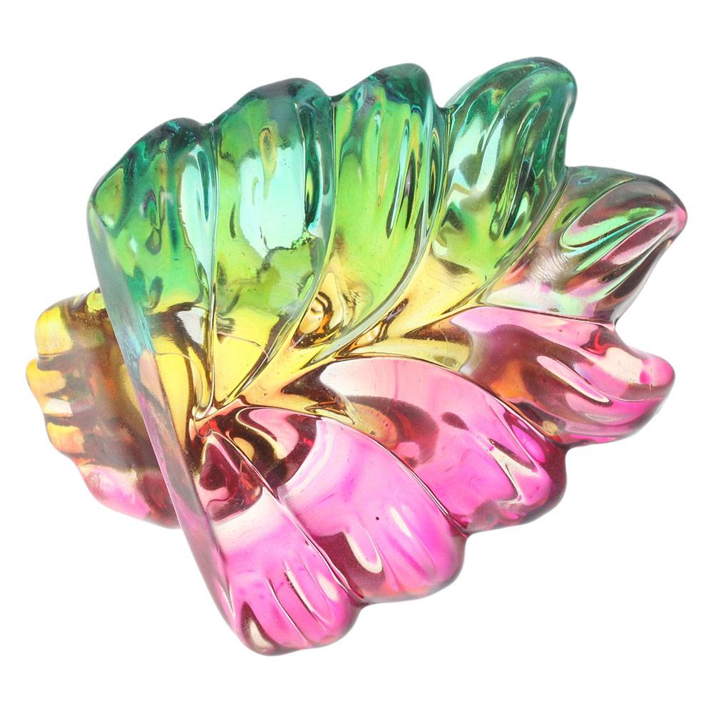 Colorful Crystal Fox Ornament Crystal Pretty Glass Ornament Fashion Fox Ornament Home
