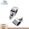 Stainless Steel 316 Yacht Pipe Clamp, 32mm Sliding Sleeve Bolt, Marine Sunshade Hardware