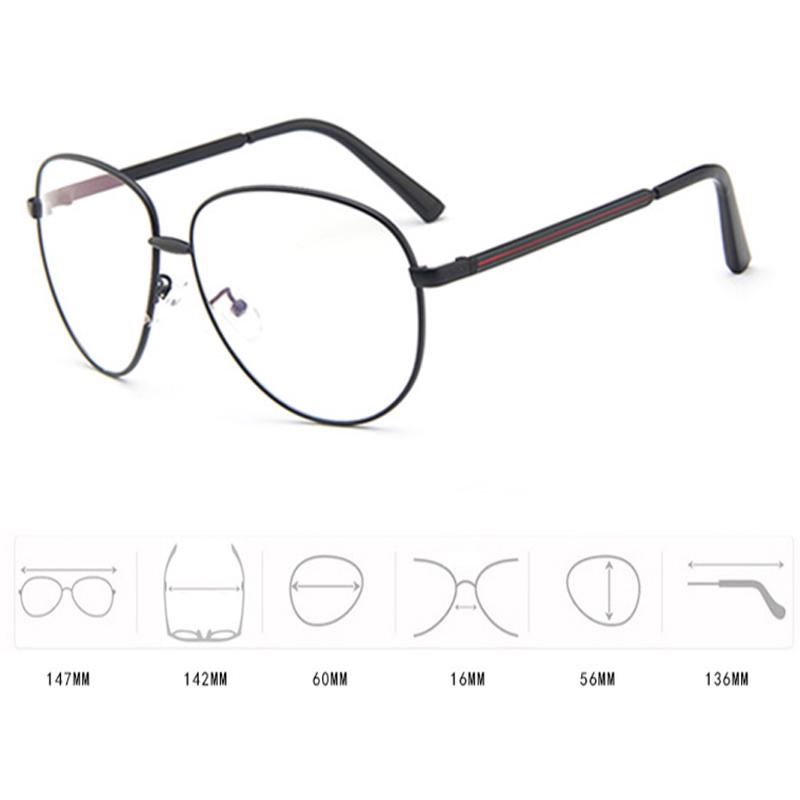 Moda Metal Hombre Aviador Gafas Individualidad Computadora Anti Blue Ray  Gafas Masculinas Dama Lectura Gafas Ópticas comprar a buen precio — entrega  gratuita, reseñas reales con fotos — Joom