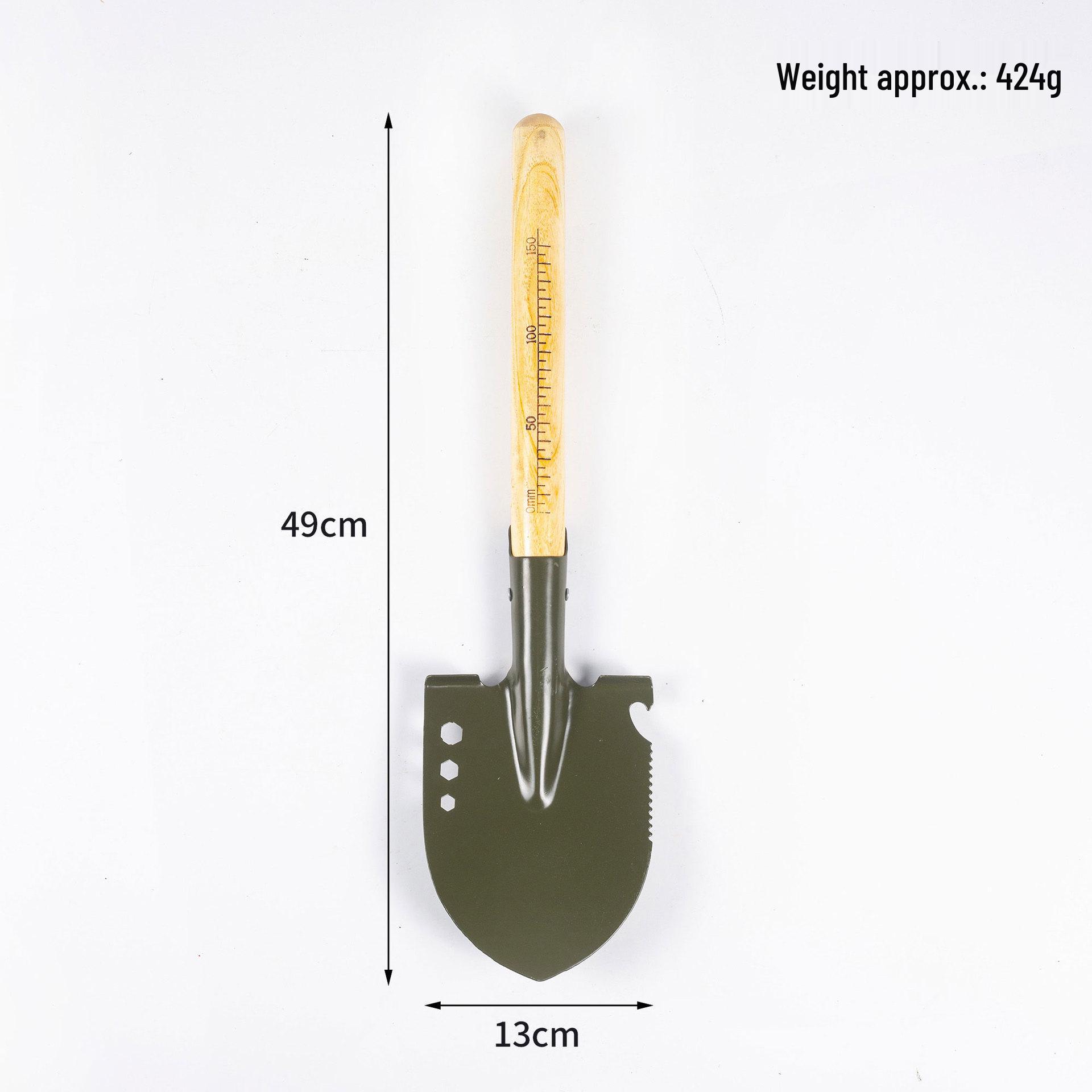 Multi-Functional Portable Manganese Steel Military Shovel for Camping & Fishing
