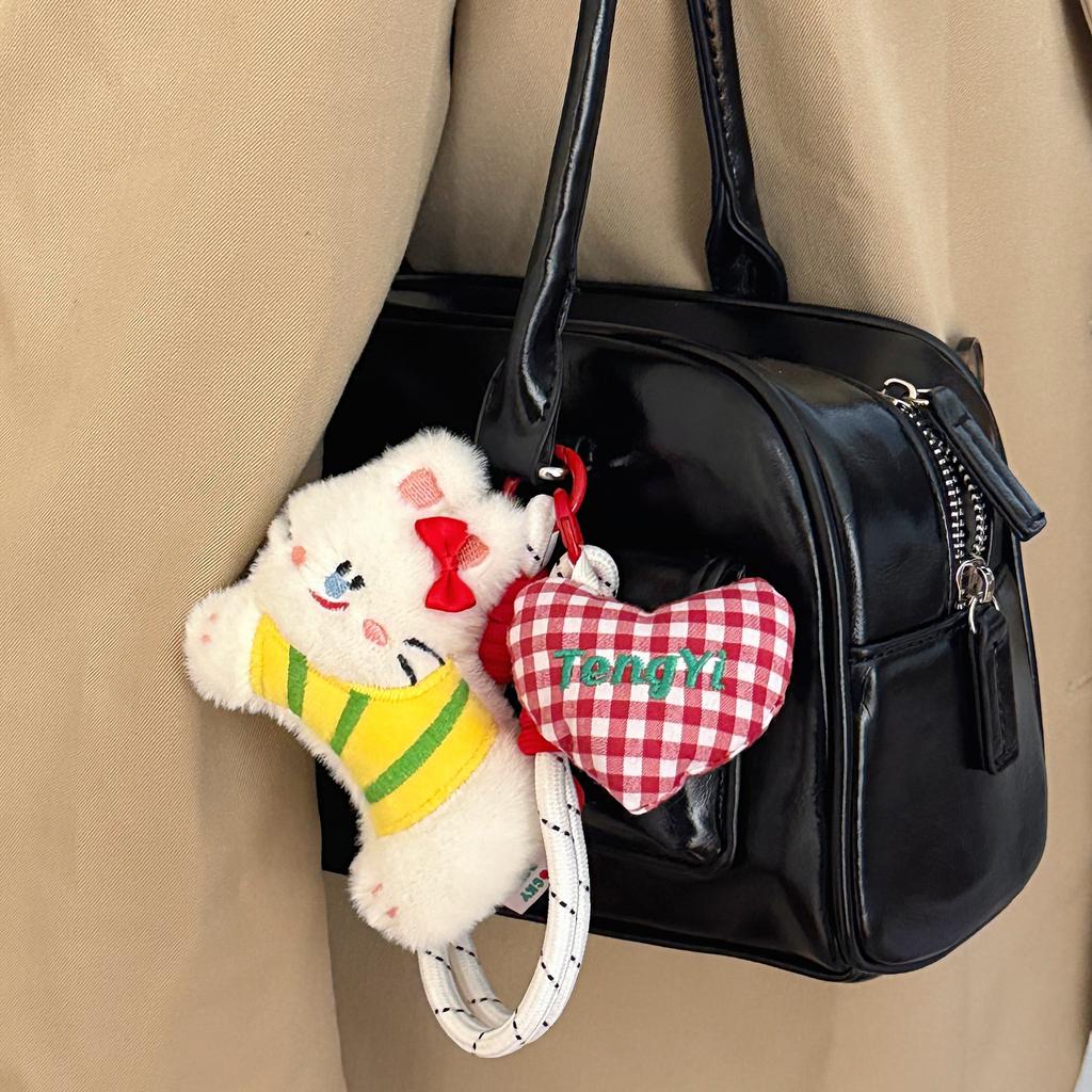 1/3 Pcs Creative Cute Cute Cartoon Doll Pendant Pendant Backpack Versatile Hanging Rope Pendant Keychain
