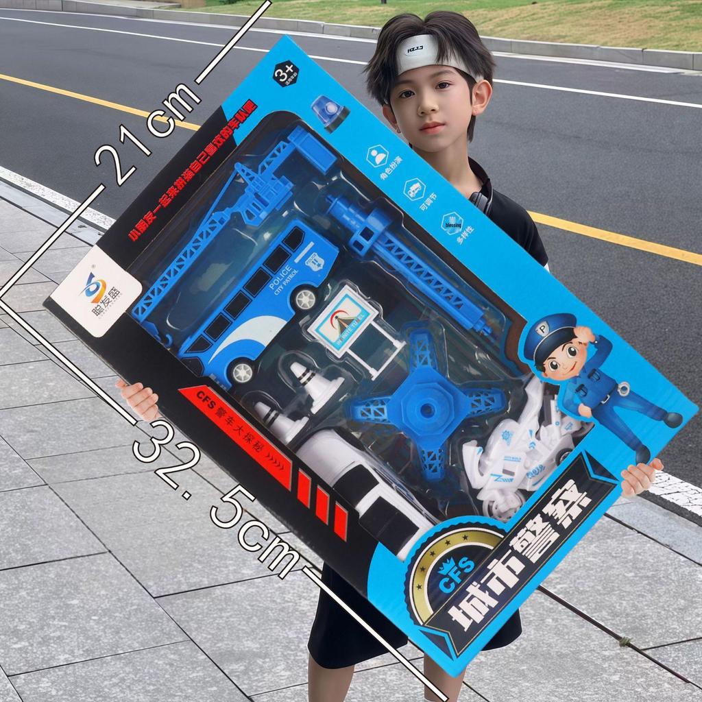Free Shipping Pull-Back Construction & Firefighting Vehicle Toy Set for Boys - Ideal Gifts for Kindergarten Students
