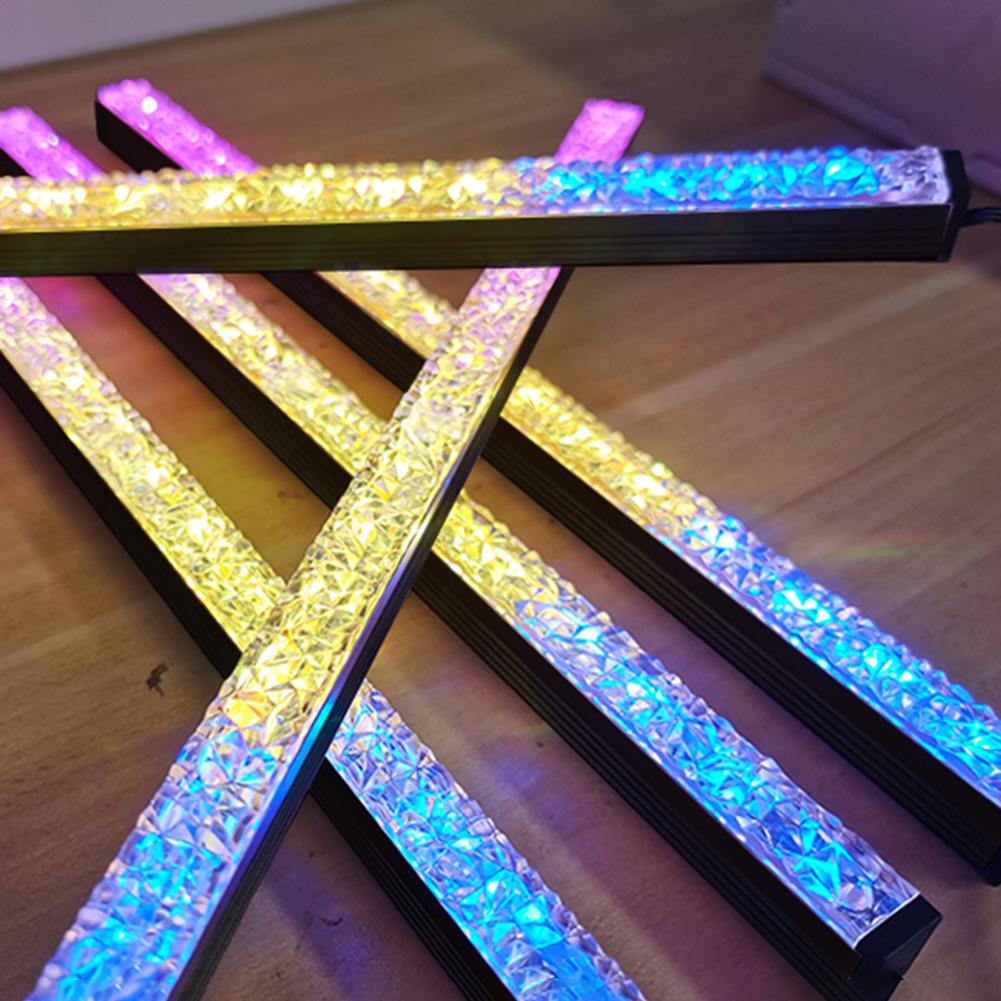 ARGB LED Strip Light 5V 3Pin/Small 4Pin Diamond Magnetic Colorful Atmosphere Bar Magnetic Computer Light