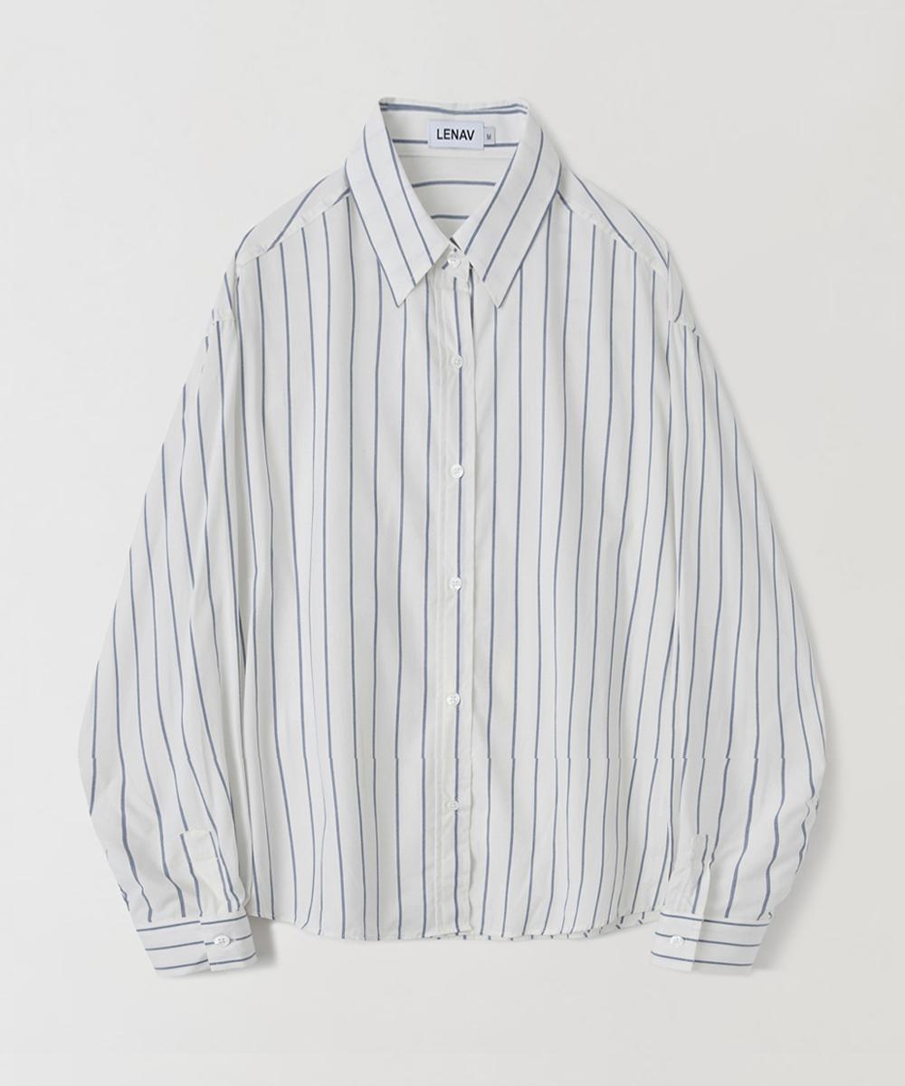 Le Nav Les Stripe Shirts (Navy) Navy/S
