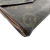 LOUIS VUITTON M61660 Vintage W Hook Wallet Compact Wallet Monogram Monogram Portonet Bie Cult Credit Tri-fold wallet Brown Monogram Used